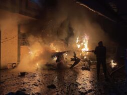 Israel kills five journalists after attack on live broadcasting vehicle belonging to Al-Quds al-Youm television in Gaza