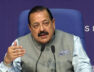 MoS (independent charge) Science & Technology Dr Jitendra Singh addresses the media