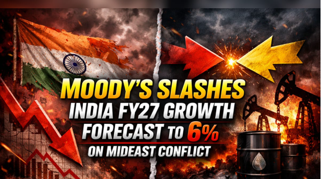 Energy crisis: Moody’s cuts India’s economic growth to 6% in FY27