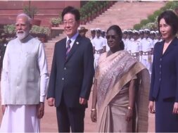 Murmu, Modi welcome Lee Myung in state visit