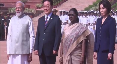 Murmu, Modi welcome Lee Myung in state visit