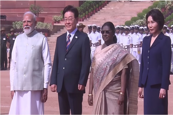 Lee Jae Myung in India: Ceremonial Welcome Marks Start of Key State Visit