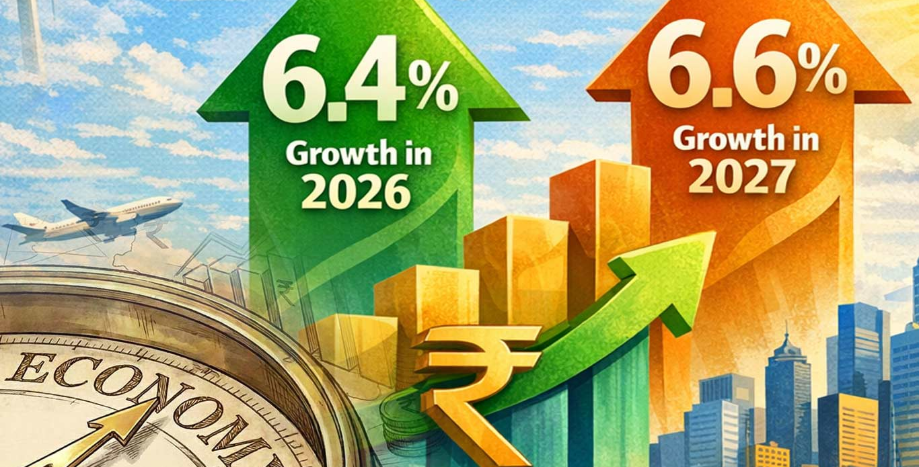 Economy: India to grow at 6.4% in 2026, 6.6% in 2027, says the UN