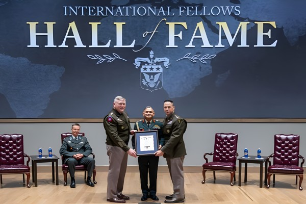 Army Chief Upendra Dwivedi inducted into US Army War College International Hall of Fame