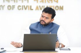 Civil Aviation Minister Ram Mohan Naidu