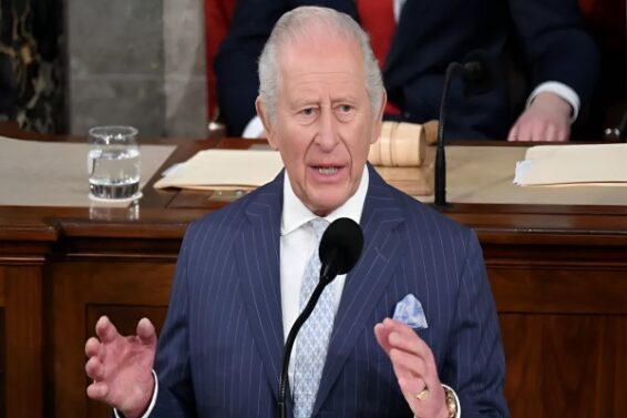 King Charles III addressing U.S. Congress