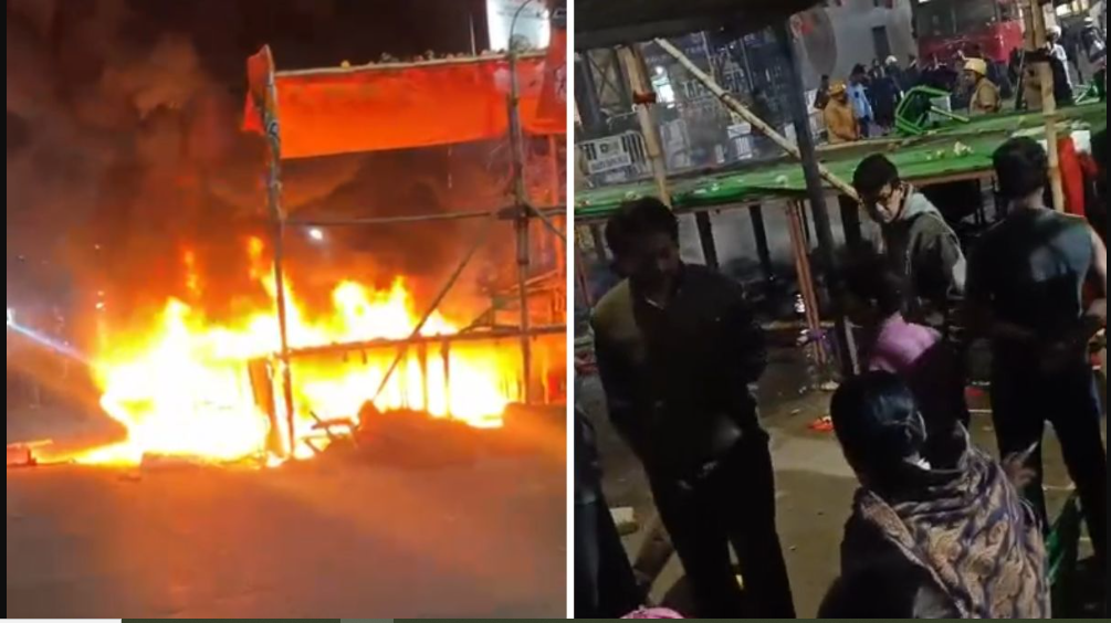 Violence Breaks out in Kolkata, Other Parts of West Bengal, Mamata Banerjee Refuses to Submit Resignation Accusing EC of “Vote Theft”
