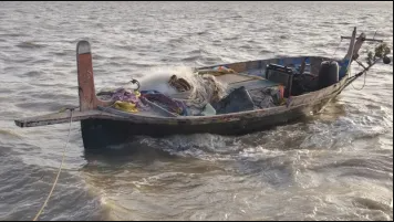 Abandoned Pakistani Fishing Boat Recovered near Kutch