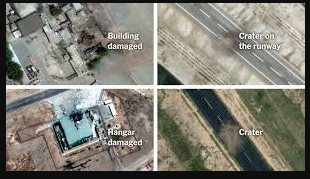 Satellite Images Justifies Iranian Claims of Damages to US Military Installations