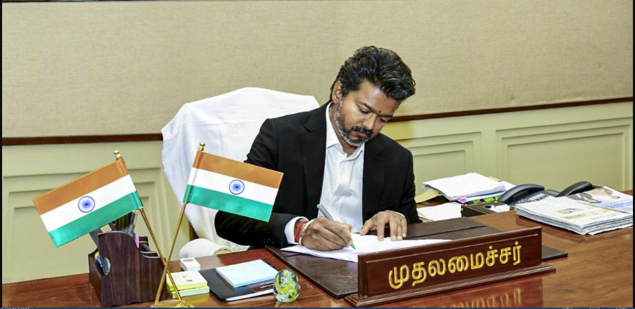 Vijay Announces Free Electricity to Poor, Special Police Force for Women’s Safety, Curb Drug Trafficking