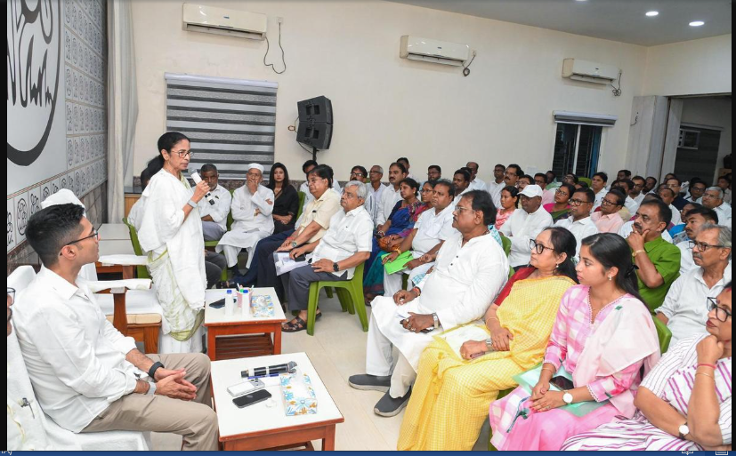 Mamata Banerjee Asks TMC Cadre to “Re-open, Re-paint” Damaged Party Offices