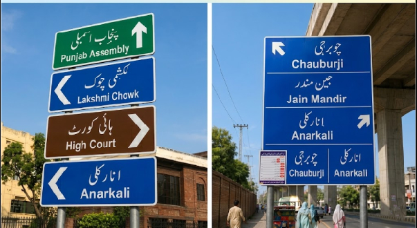 Krishan Nagar, Sant Nagar, Jain Mandir Chowk, Ram Gali in Lahore, Pakistan reverting to Hindu, Sikh, Jain Names