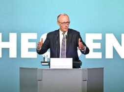Chancellor Merz at CDU election rally