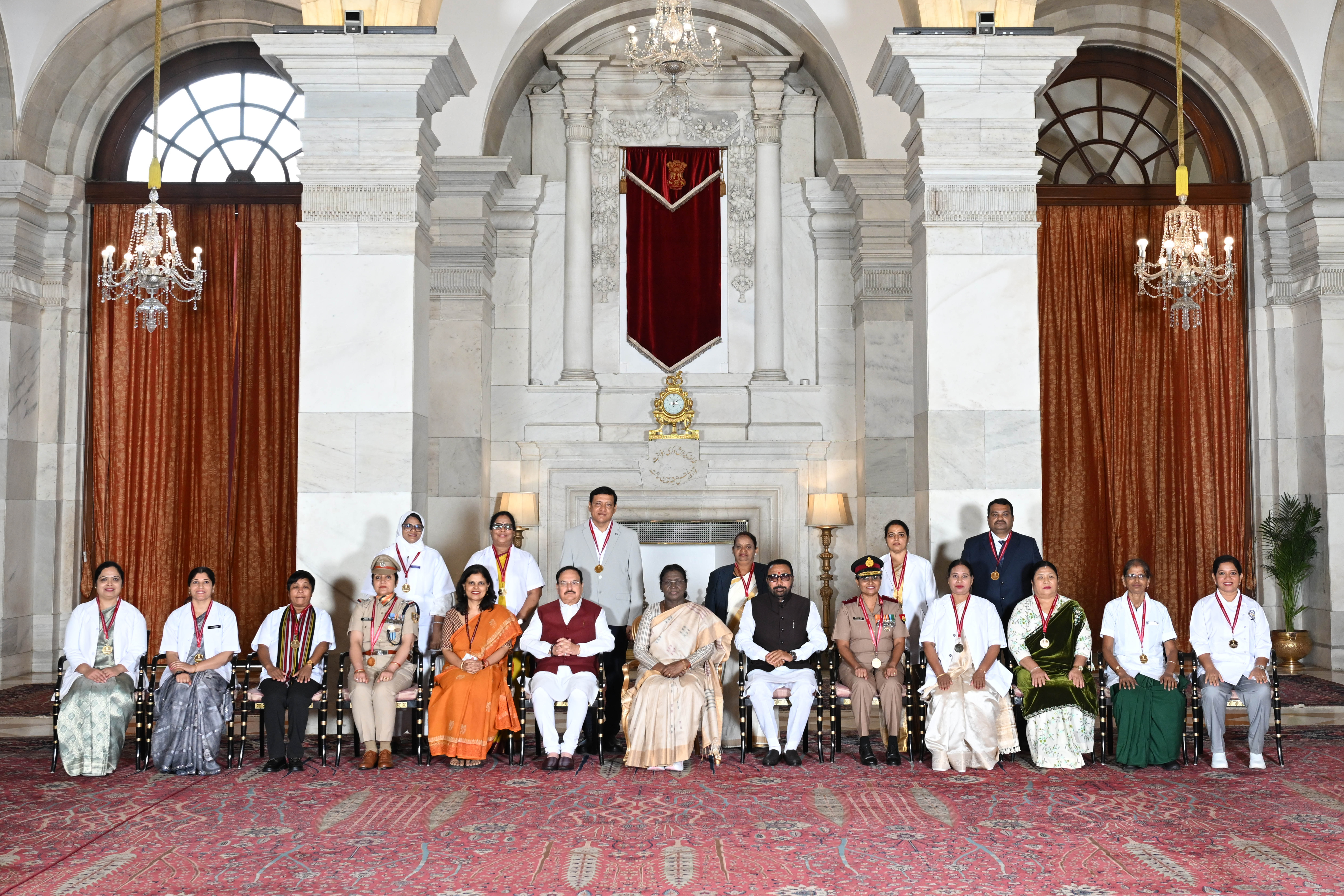 PRESIDENT OF INDIA PRESENTS NATIONAL FLORENCE NIGHTINGALE AWARDS 2026