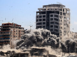 Israeli Airstrike In Gaza, Palestine