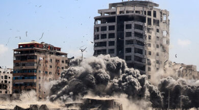 Israeli Airstrike In Gaza, Palestine