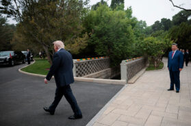 President Trump leaves Beijing