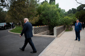President Trump leaves Beijing