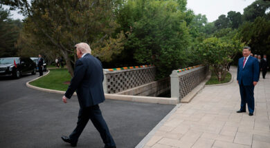 President Trump leaves Beijing