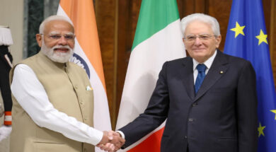 Prime Minister Narendra Modi with Italian President