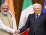 Prime Minister Narendra Modi with Italian President