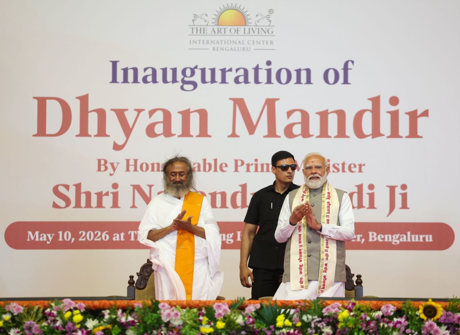 PM Modi inaugurates meditation temple at Art of Living’s 45th anniversary celebrations in Bengaluru