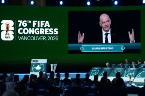 Infantino at 76th FIFA Congress