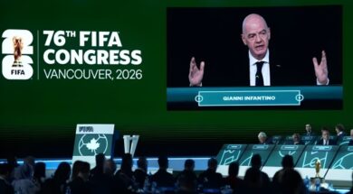 Infantino at 76th FIFA Congress