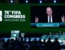 Infantino at 76th FIFA Congress