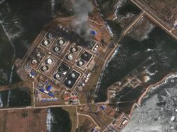 Ukraine drone hit Russia’s Primorsk port