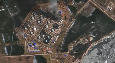 Ukraine drone hit Russia’s Primorsk port