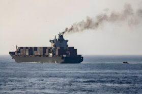 22 evacuated on seized Iranian ship
