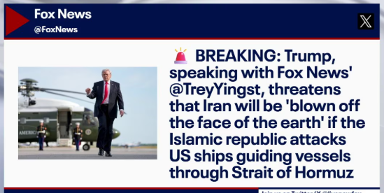 Roving Periscope:  Iran will be “blown off the face of Earth,” threatens Trump