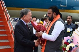 Samrat Choudhary welcomes Vietnam President