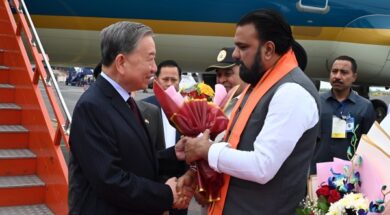 Samrat Choudhary welcomes Vietnam President