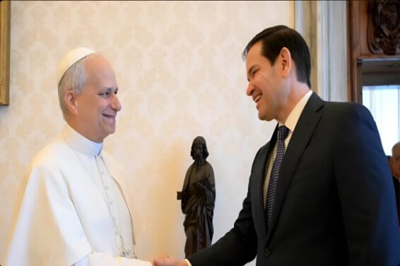 Rubio and Pope Leo