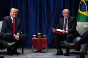 Donald Trump and Inacio Lula