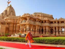 prayers at Somnath Temple