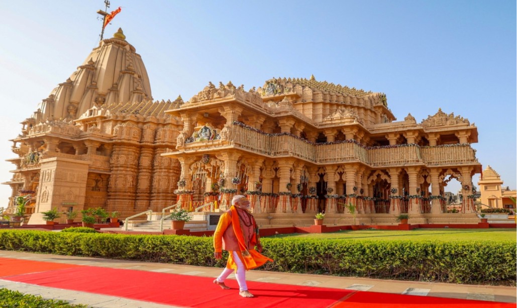 PM Modi to offer prayers at Somnath Temple, inaugurate Sardardham Hostel in Vadodara today