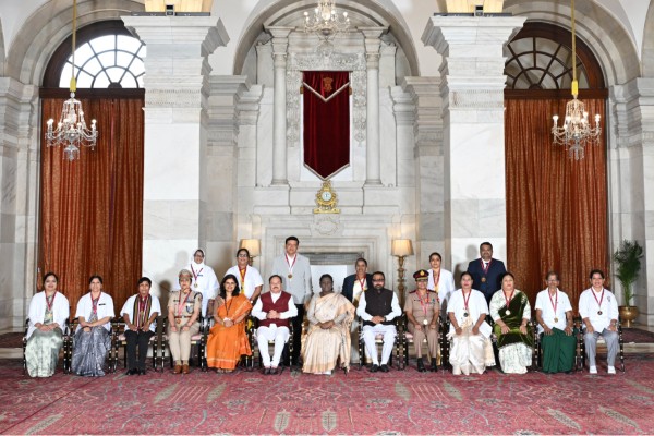 President Murmu honours nursing personnel with National Florence Nightingale Awards 2026