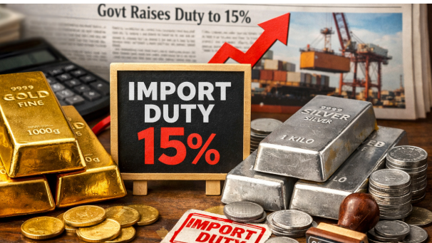 Bullion: To ease pressure on forex, India hikes tariffs on gold, silver to 15%