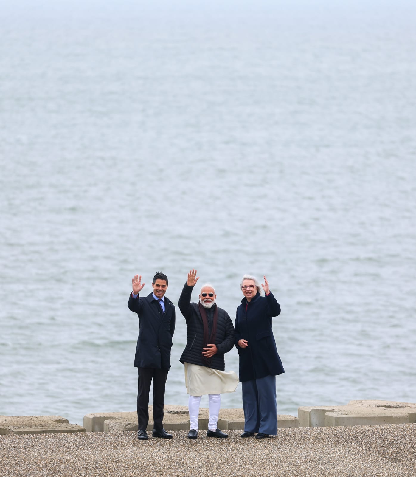 Prime Minister visits Afsluitdijk Dam