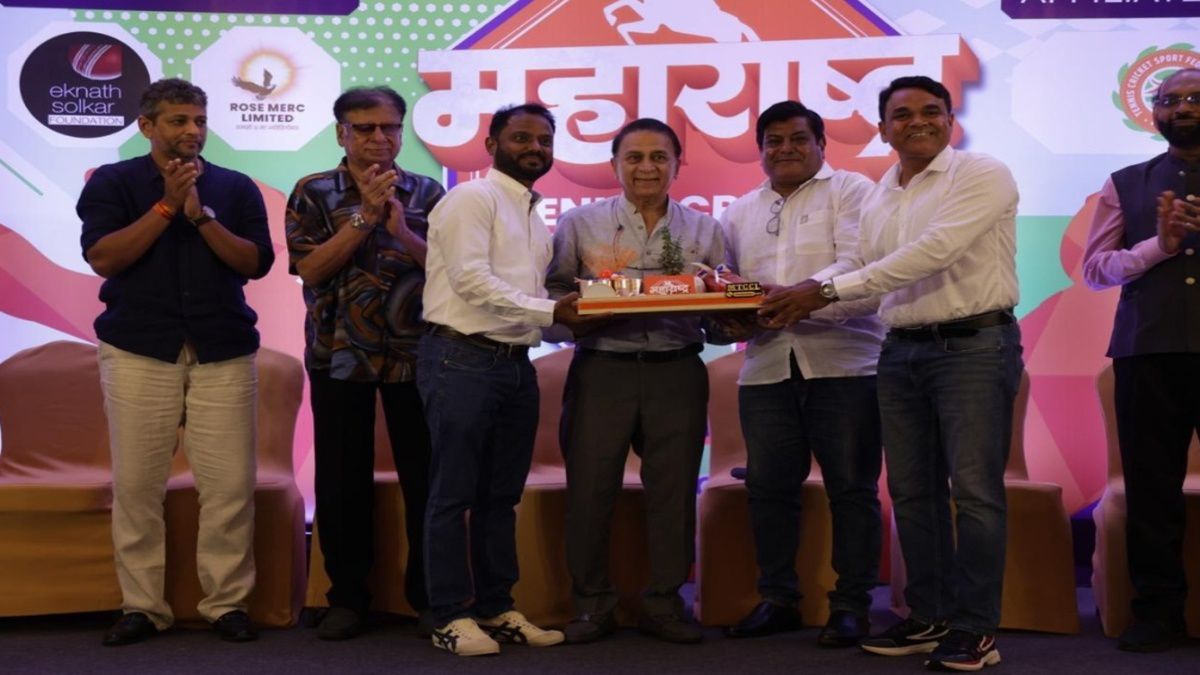 Grand Launch of Maharashtra Tennis Cricket Champions League (MTCCL) in the Presence of Cricket Legend Sunil Gavaskar
