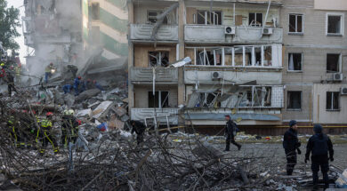 Air Strikes In Kyiv