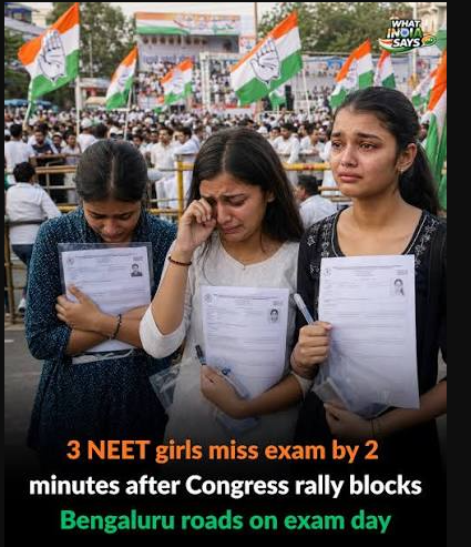 NEET Re-test: Political Slugfest between BJP and Congress over Rally in Bengaluru  