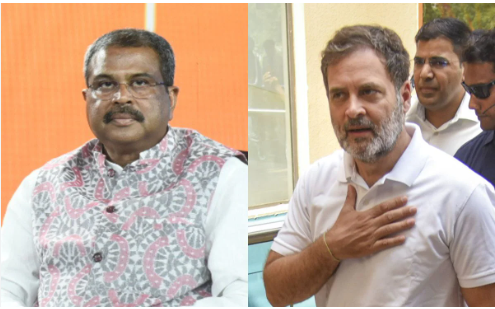 NEET Re-test: Pradhan Hit out at Congress, Rahul Gandhi for “Politicising” Students’ Suicide