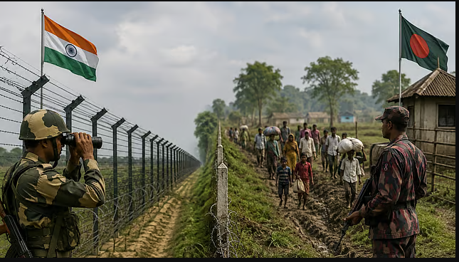 “Illegal and Forced Border Crossings” Discussed at India – Bangladesh Border Talks