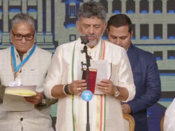 Bengaluru: Swearing-in ceremony of Karnataka CM-designate D.K. Shivakumar