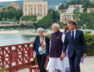 PM Modi and French President Emmanuel Macron visit Villa Kerlyos