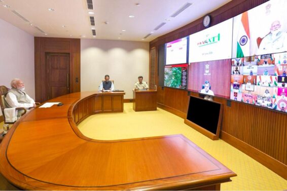 Modi-PRAGATI-meeting